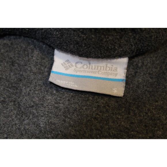 Columbia Women's (S) Charcoal Gray Fleece Full Zip Jacket Pockets Outdoors - Picture 7 of 13